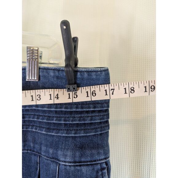 Ryegrass High Waisted Balloon Jeans Pleated Dark Wash Sz. 12 Ankle Length (N06) - Picture 8 of 8